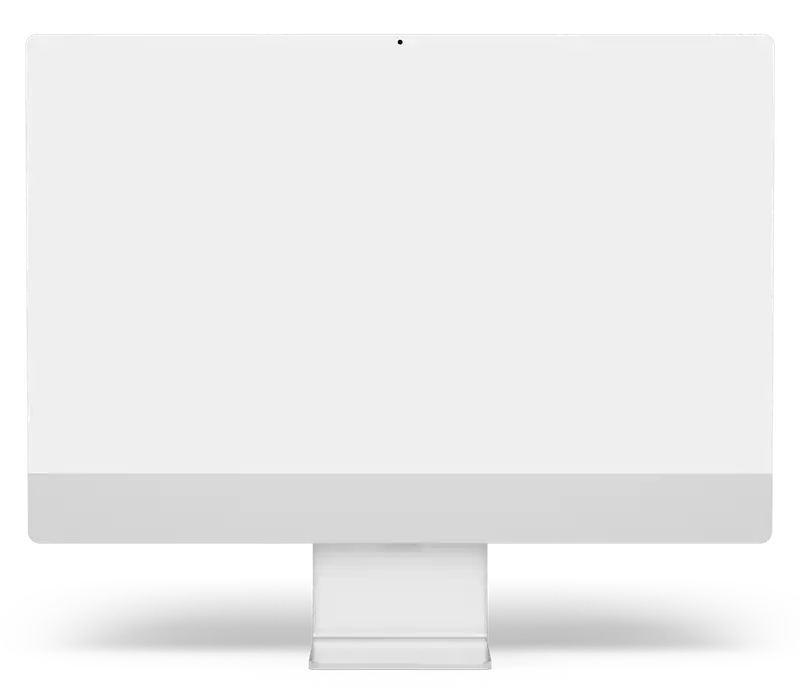 Mockup about monitor